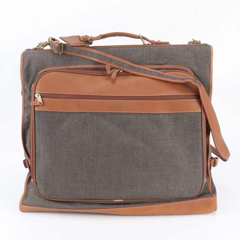 Coach 0539 309 Leather 2-Way Garment Boston Bag Shoulder Brown Men's